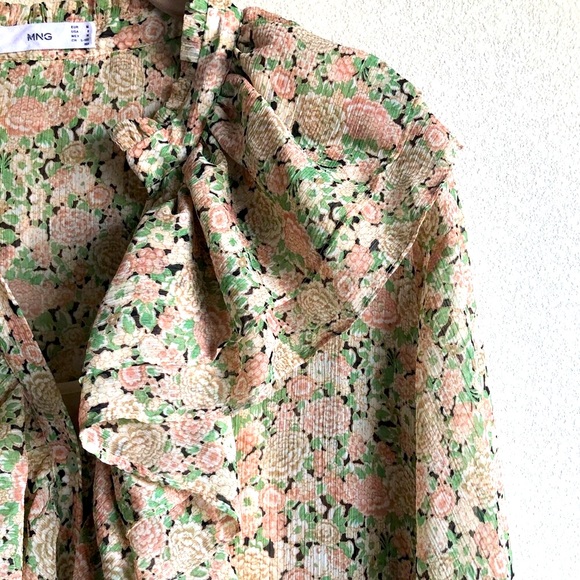 Mango Floral Ruffled Dress - Picture 8 of 9